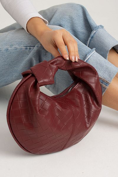 Tina Knotted Detailed Braided Bag