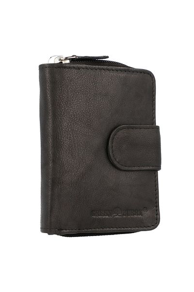 Greenburry Basic wallet RFID leather 9 cm
