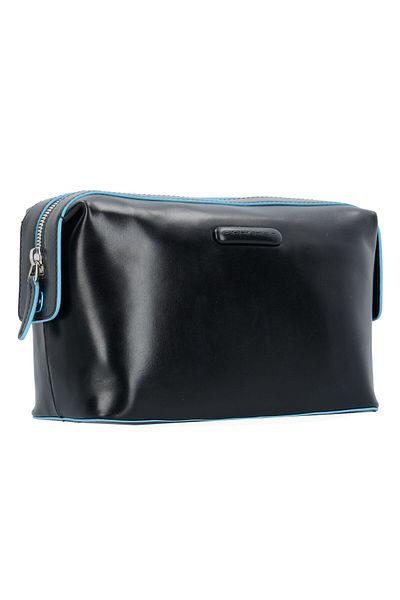 PIQUADRO Blue Square Kulturbeutel Leder 23 cm