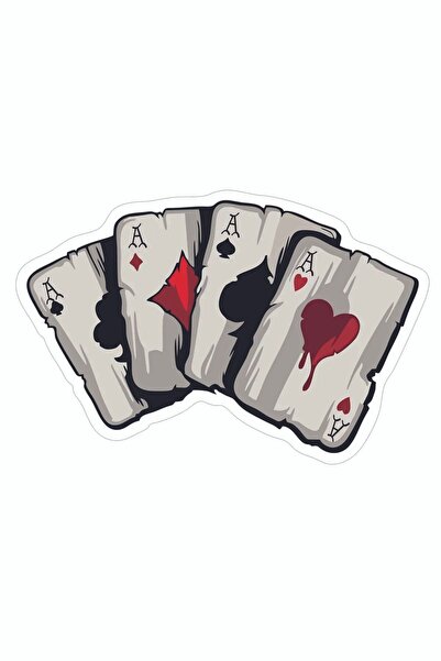Limitless Design Poker Kağıdı Full As Araba, Motorsiklet, Kask, Laptop, Cam S...