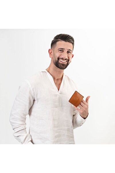 Farmhood Memphis Credit card case RFID protection Leather 10 cm