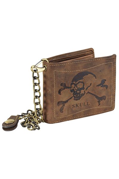 Greenburry Vintage Skull wallet leather 12 cm