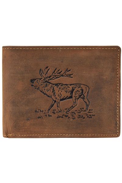 Greenburry Vintage deer wallet leather 12 cm