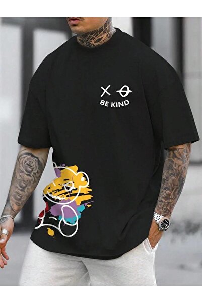 NoVibe Be Kind Printed Unisex 100% βαμβακερό κοντομάνικο μπλουζάκι