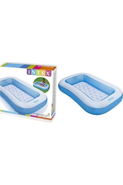 VARDEM OYUNCAK İntex Yumusak Tabanlı Kare Havuz 166X100X28 Cm
