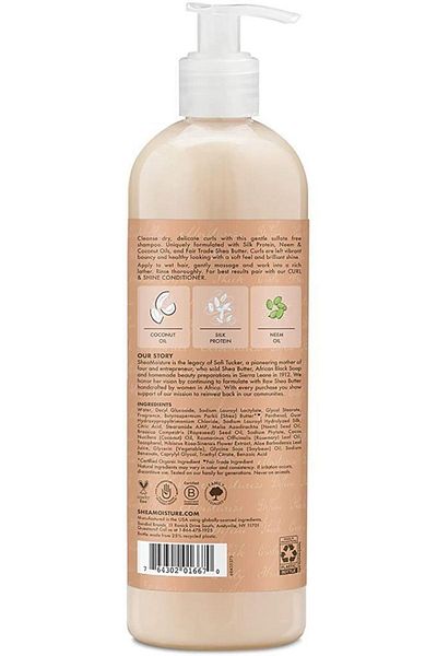 Shea Moisture 710ml Coconut & Hibiscus Curl Shine and Control Shampoo