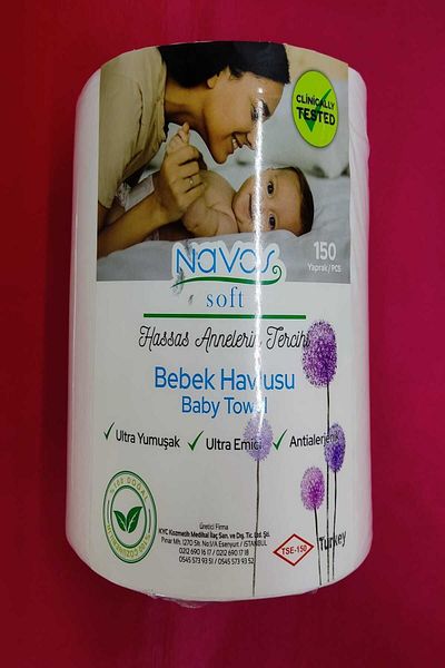 nAvAs 150 Sheets Roll Baby Cleaning Towel - 1 Piece
