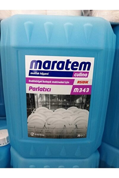 Maratem M 343 Endüstriyel Bulaşık Makineleri Için Parlatıcı 20 L