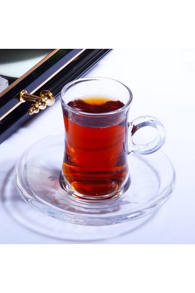 Kosova ÇAY-104 Glass Set of 6 Tea Set with Handles