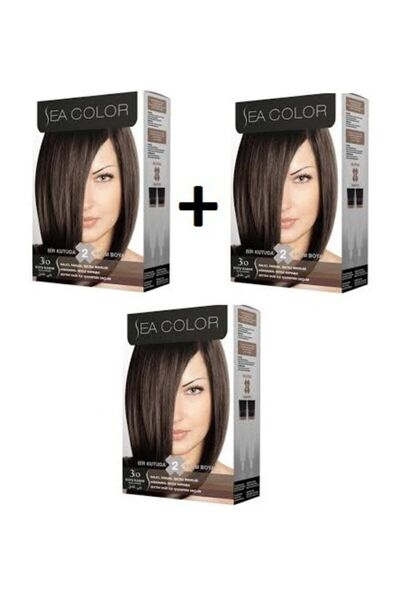 Sea Color Set Boya 3.0 Koyu Kahve 3 Adet