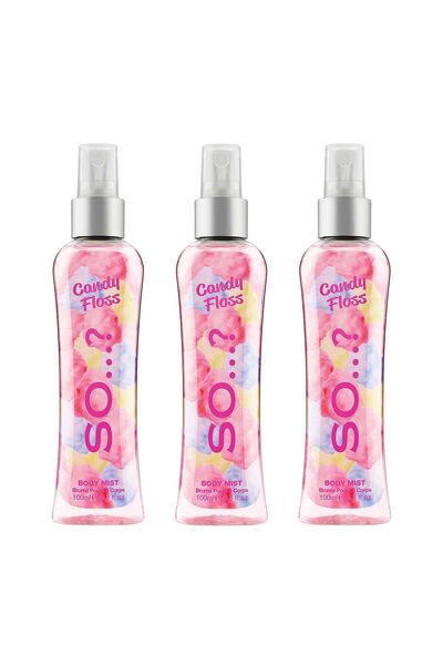 So Fragrance So…? Candy Floss Vücut Spreyi 100 ML (3'lü Set)