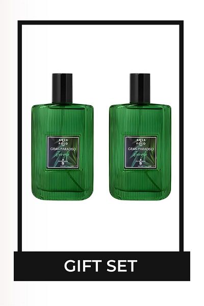 Aqua Di Polo 1987 Gran Paradiso Jungle 100 ml EDP Double Men's Perfume Set STCC021379