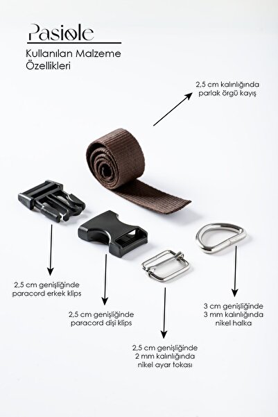 pasiole Köpek Boyun Tasması, Köpek Tasması , Ayarlanabilir, Sağlam Köpek Tasması - Tasto