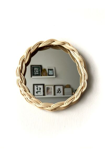 Garaj Home Rattan Duvar Aynası