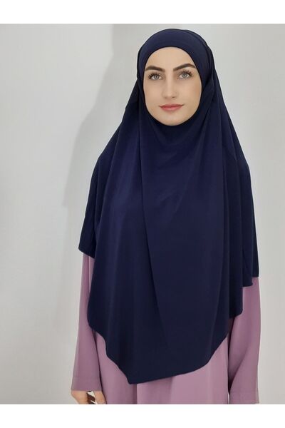 nazenin export Ready Suffle Bagged Practical Capeli Large Scarf Khimar Navy B...