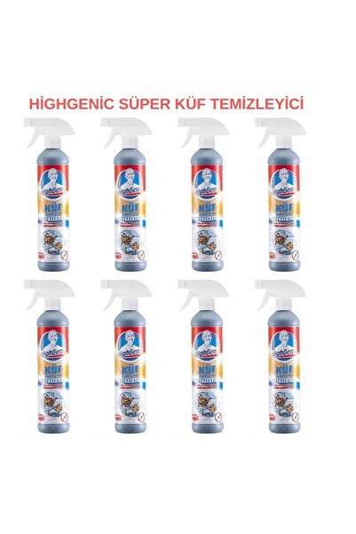 Highgenic KÜF TEMİZLEYİCİ-BEYAZLATICI 500 ML* 8 ADET
