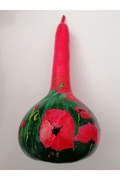 Renklerin Neşesi Gelincikler Kabak Boyama