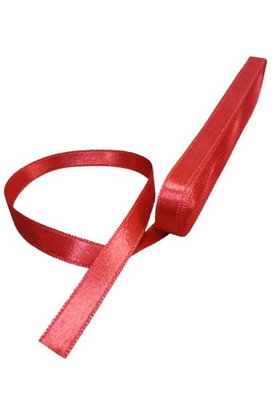 serap çiçekçilik 10 Meters Red Satin Ribbon - 1 cm