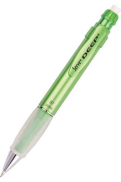 Serve 0.7 Mm Metallic Pistachio Green Deep Mechanical Tip Pen