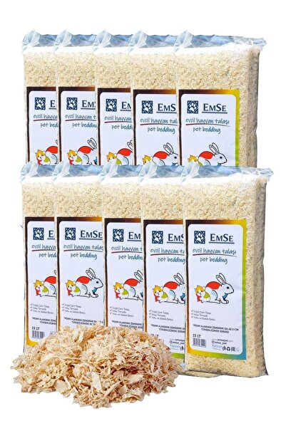 EMSE Tavşan Kemirgen Ginepig Hamster Talaşı 15 Lt X 10 Adet Kampanya