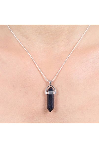 Mystic Energy Natural Stone Star Stone Nail Cut Necklace |   Gift Natural Stone