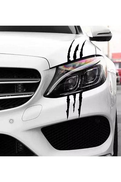 MegaSticker Monster Claw Auto Sticker 30 Cm Black