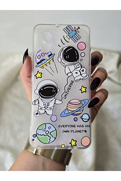 SUPER FRAME حافظة هاتف شفافة مطبوعة متوافقة مع General Mobile GM 24 PRO