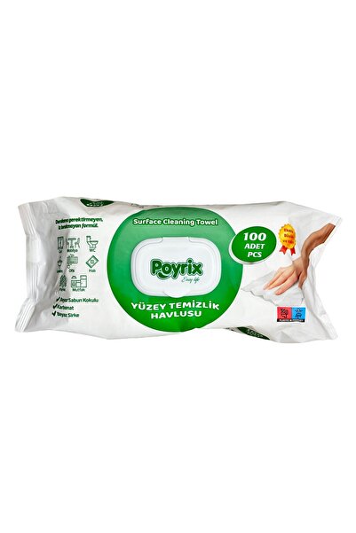 POYRİX YÜZEY TEMİZLİK HAVLUSU EXTRA BÜYÜK VE KALIN 100 ADET