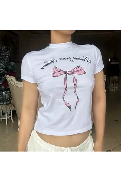 EDVESS White Crop - Protect Your Heart Printed