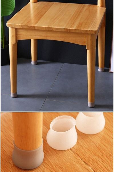 safestore 8 Pieces Silicone Table And Chair Leg Non-Slip Furniture Socks Table Foot Socks
