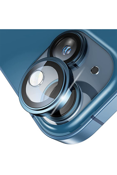 Evax (METAL LENS) Iphone 14 / 14 Plus Uyumlu Kamera Koruyucu Lens Mercek Meta...