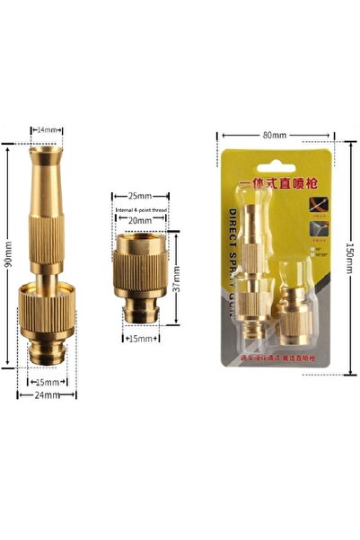 safestore Yüksek Basınç Püskürtme Araç Yıkama Bahçe Sulama Tazyikli Hortum Ucu Dönüştürücü