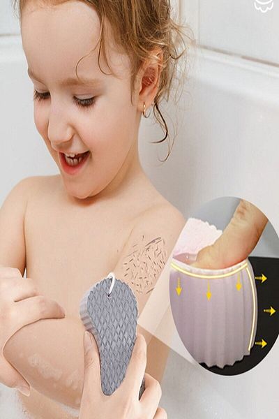 safestore Soft Sponge Body Scrub Skin Cleanser Dead Skin Remover Exfoliating Scrub Washcloth