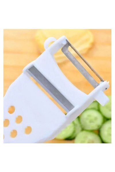 safestore 5 in 1 Multifunctional Vegetable Fruit Peeler Slicer 5 in 1 Grater Garlic Masher