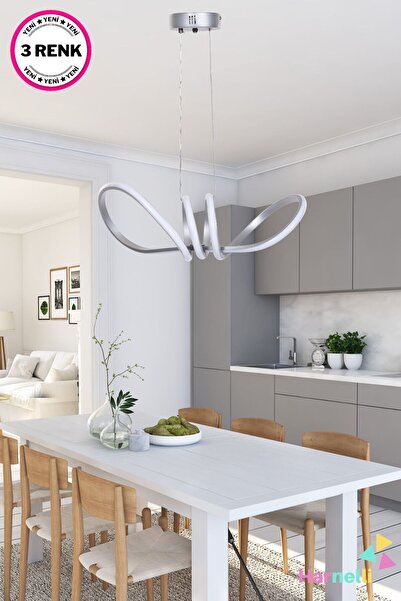 Harnelli 3 Renk Yanabilen Ledli Avize Locca