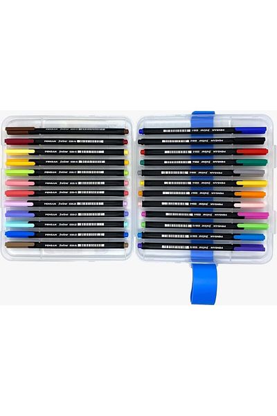 Pensan 24 Pieces Fineliner 0.4 mm Felt Tip Pen