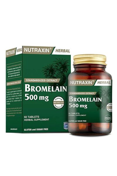 Nutraxin Bromelain 500 Mg 60 Tablet