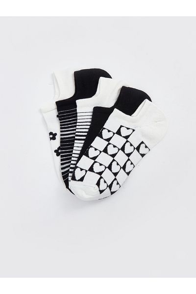 LC Waikiki Pack of 5 Patterned Women's Booties Socks
