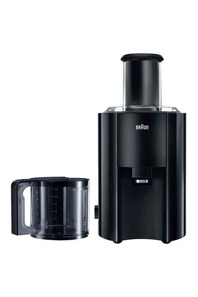 Braun Spin Juice Extractor, 75mm chute, 2 Speeds, Stainless Steel Mesh, Anti drip/Anti splash - J300
