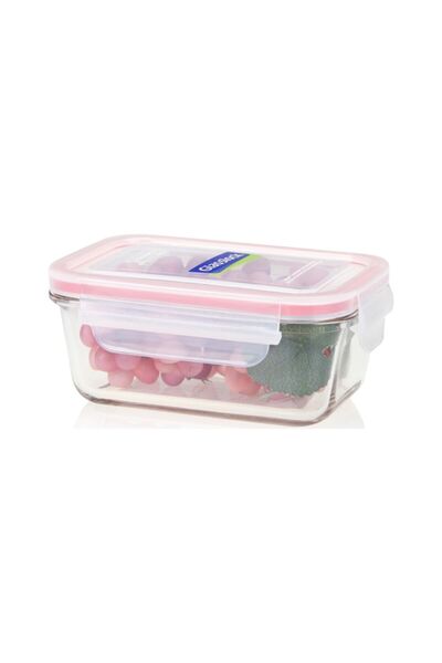 Glasslock Advantageous Pack of 6 Rectangular Glass Breakfast Set Lockable Leakproof Lids