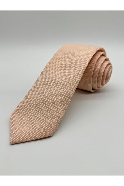HARES Limited Edition Salmon Eyelet Hand Sewn Tie & Handkerchief