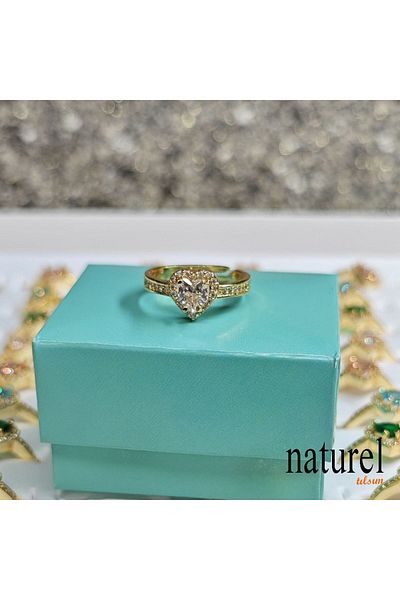 Naturel Tılsım Steel RIng - IllumInated CrYsTal Stone DeTaIl