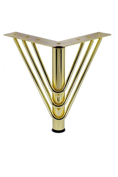 ALBATROS Vanessa Model Metal Furniture, Sofa, Sofa, TV Unit Legs Metal (4 Pieces)