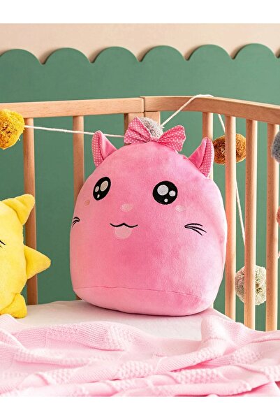 LC Waikiki Nakışlı Dolgulu Pelüş Bebek Kırlent 28 Cm