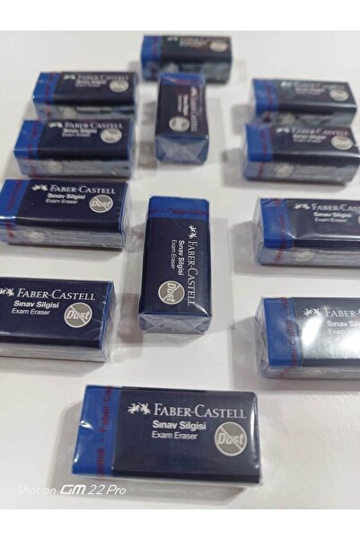 Faber Castell Eraser Blue Exam Dimensiune medie (12 buc)