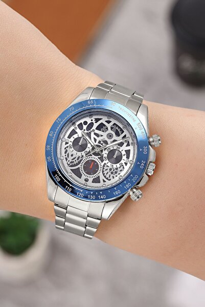 polo55.sport.1855 Men's Skeleton Dial Wristwatch