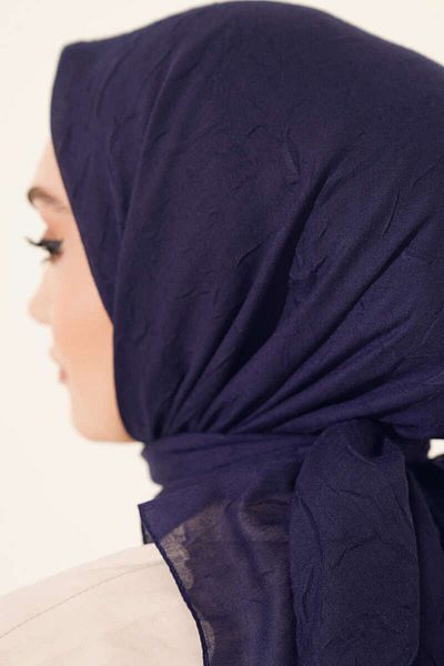 m moon scarf Navy Blue Premium Bamboo Crotch Scarf