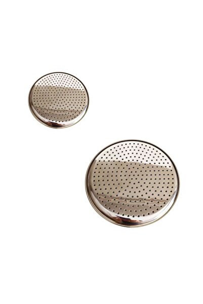 BİODATA طقم غطاء زلابية من المعدن المقاوم للصدأ مكون من 2 قاعدة لف أوراق الشج...