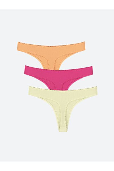LC Waikiki LCW 3 Pack Plain Thong Nohavičky