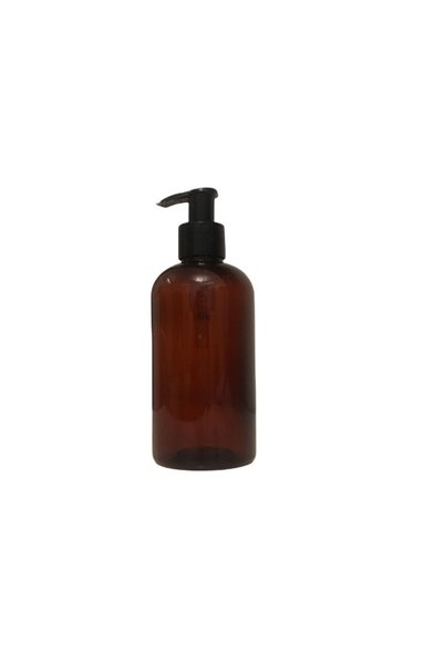 Smax Sticlă de plastic de culoare chihlimbar, cu aspect de sticlă, cu pompă, ...
